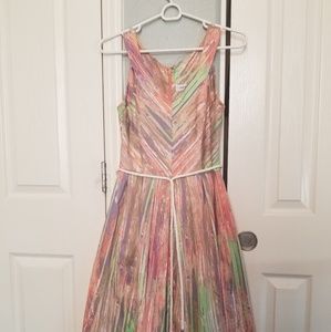 Calvin Klein Spring Dress Fit & Flare Dress